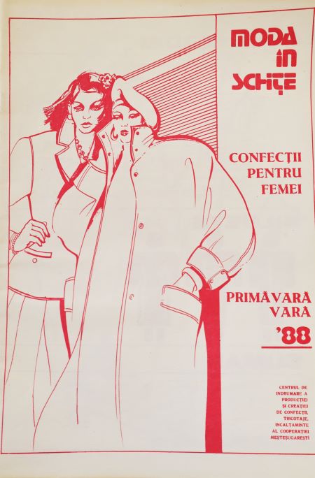 revista romaneasca de moda din anii 80