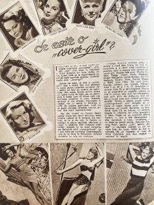 Anul 1947. Ce fete ajungeau pe coperte de reviste si in reclame