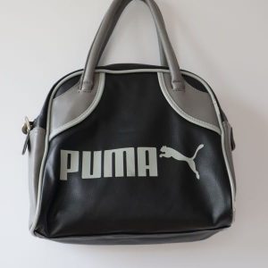 Geanta vintage Puma neagra gri