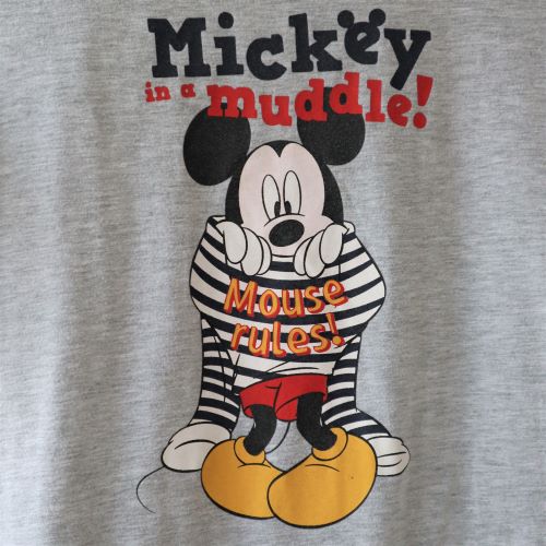 Tricou second hand gri Mickey Disney