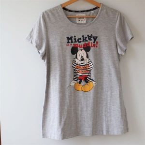 Tricou second hand gri Mickey Disney