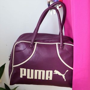 Geanta mare Puma mov pruna vintage