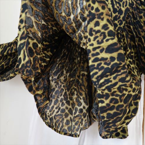 Bluza larga animal print Ralph Lauren bumbac vascoza second hand