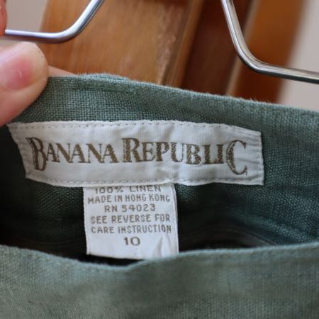 pantaloni scurti vintage femei banana republic