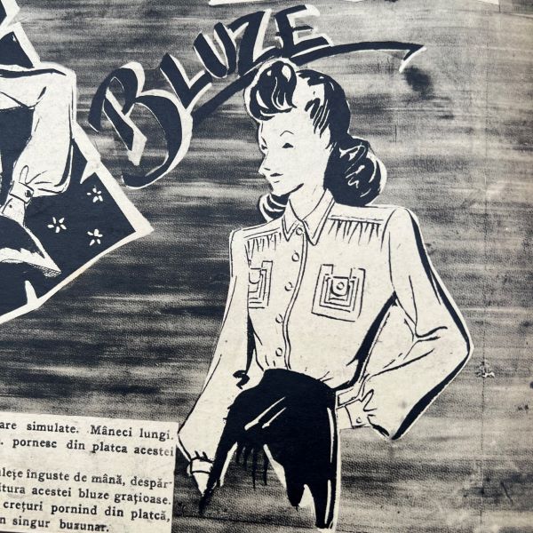 Bluze la moda in Romania, anii 40. La moda oricand.