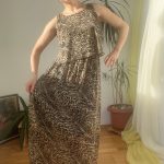 Rochie second hand voal animal print