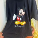 Tricou bumbac negru Disney Paris Mickey Mouse second hand